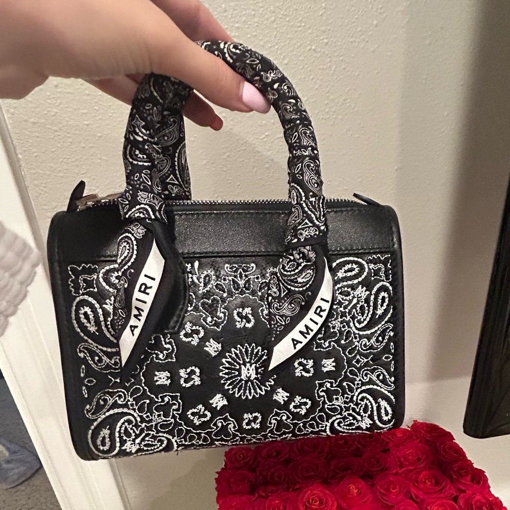COPY - NWT Amiri Micro Triangle Bandana Printed Tote Bag